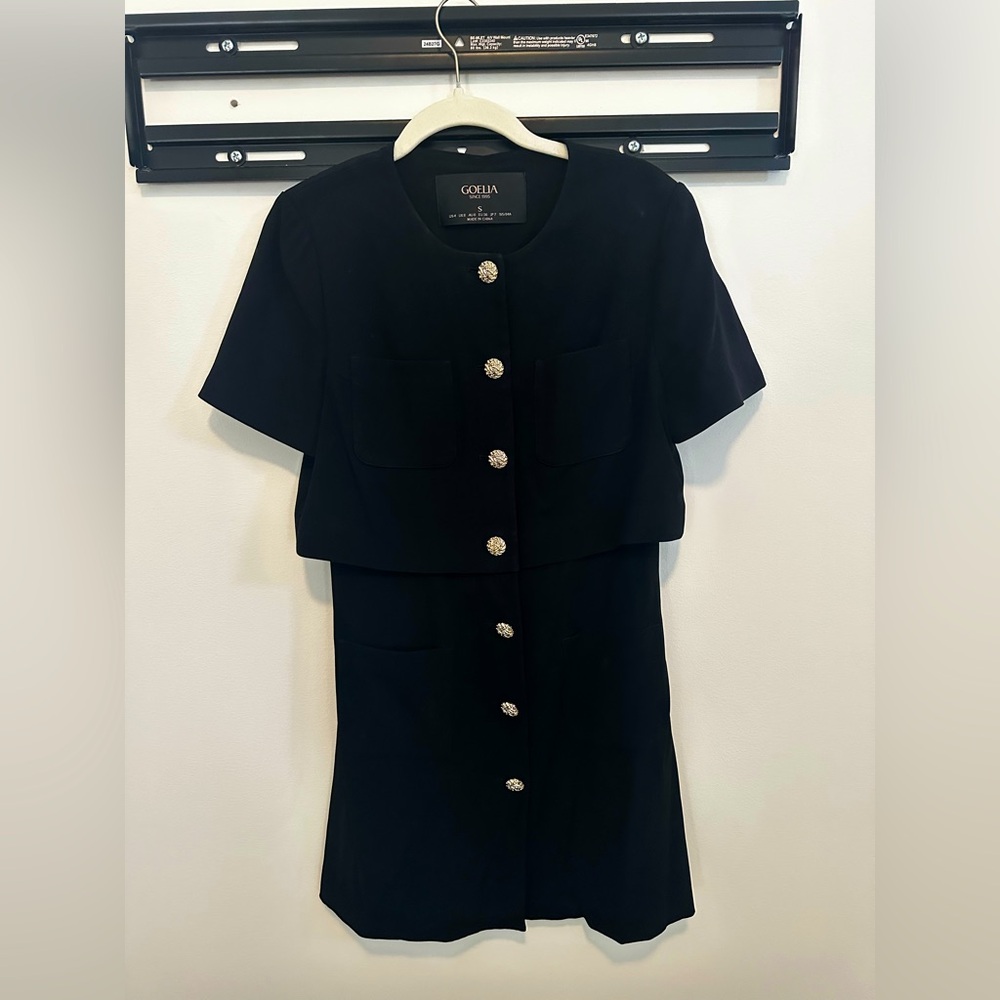 Goelia black tiered dress size 4 / small